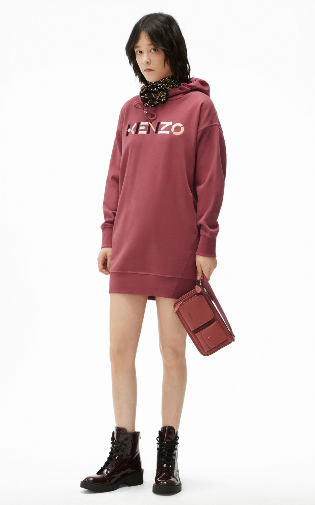 Robe Kenzo logo sweater Femme Noir | OEPX-37652